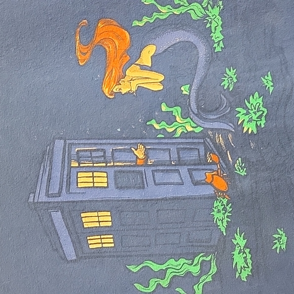 Ariel Little Mermaid Doctor Who Mashup Blue XL Karen Hallion - Picture 2 of 2